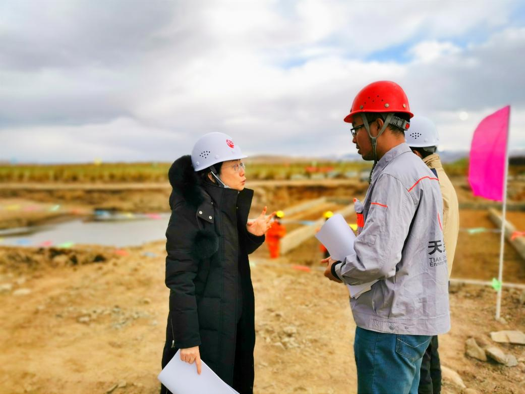 不懼嚴(yán)寒、攻堅克難，天晟源環(huán)保人奮戰(zhàn)在紅原